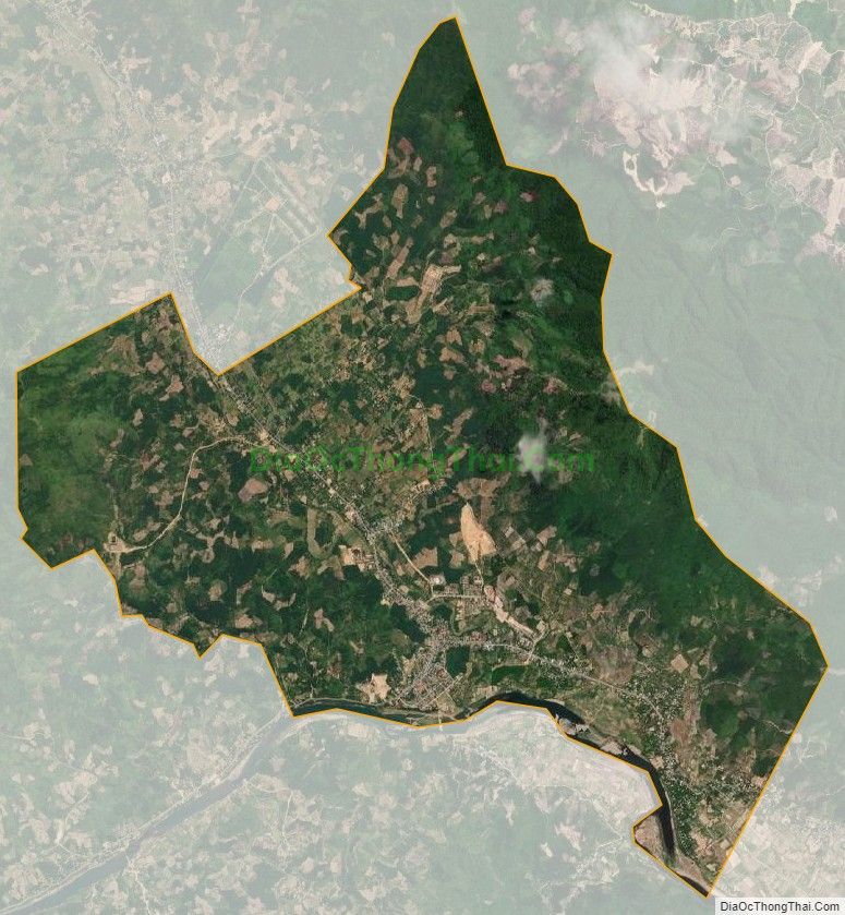 Bản đồ vệ tinh Thị trấn Krông Klang, huyện Đakrông
