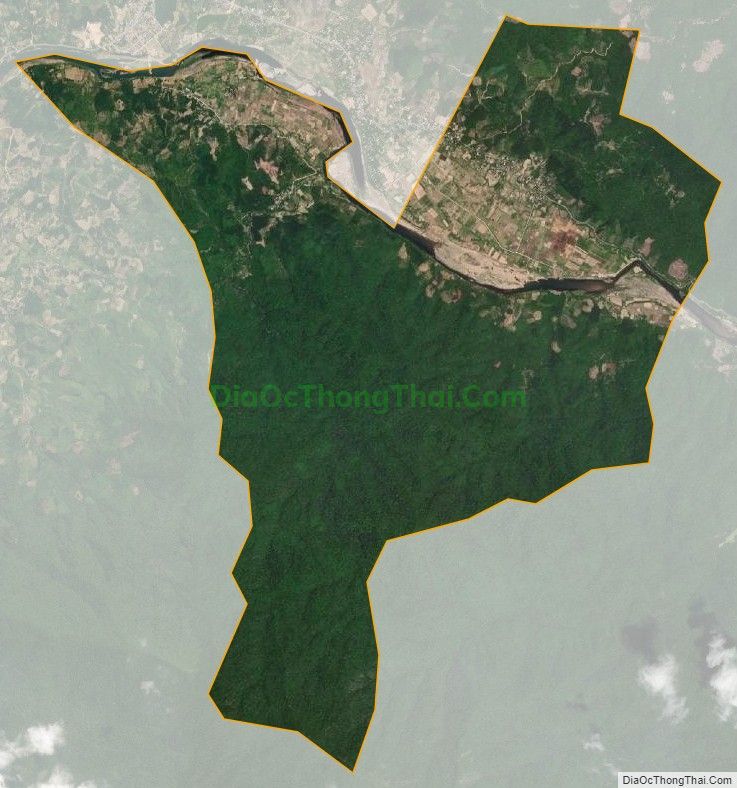 Bản đồ vệ tinh xã Mò Ó, huyện Đakrông