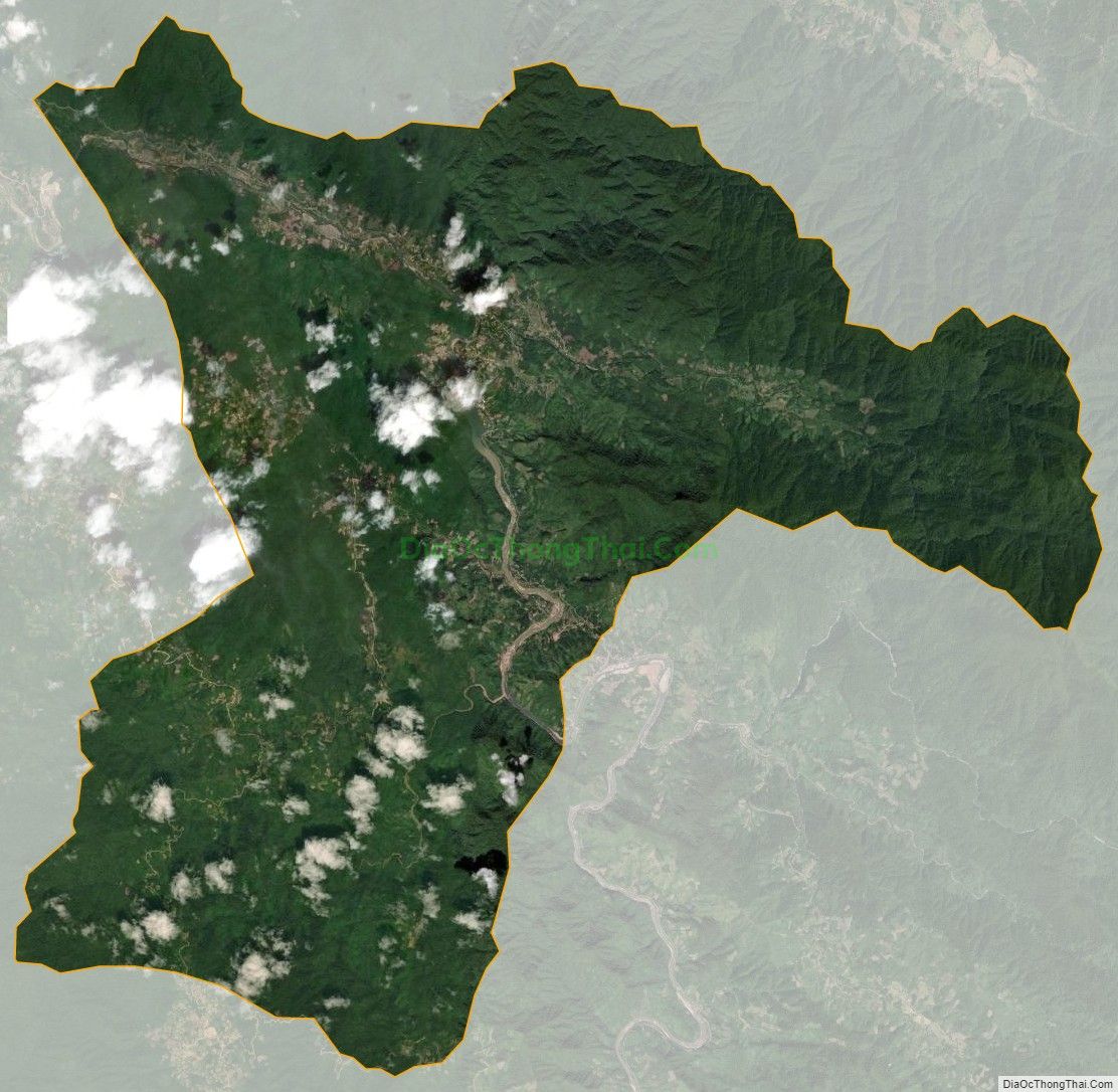 Bản đồ vệ tinh xã Tà Long, huyện Đakrông