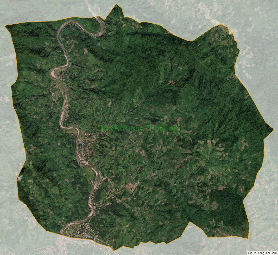 Bản đồ vệ tinh xã Tà Rụt, huyện Đakrông