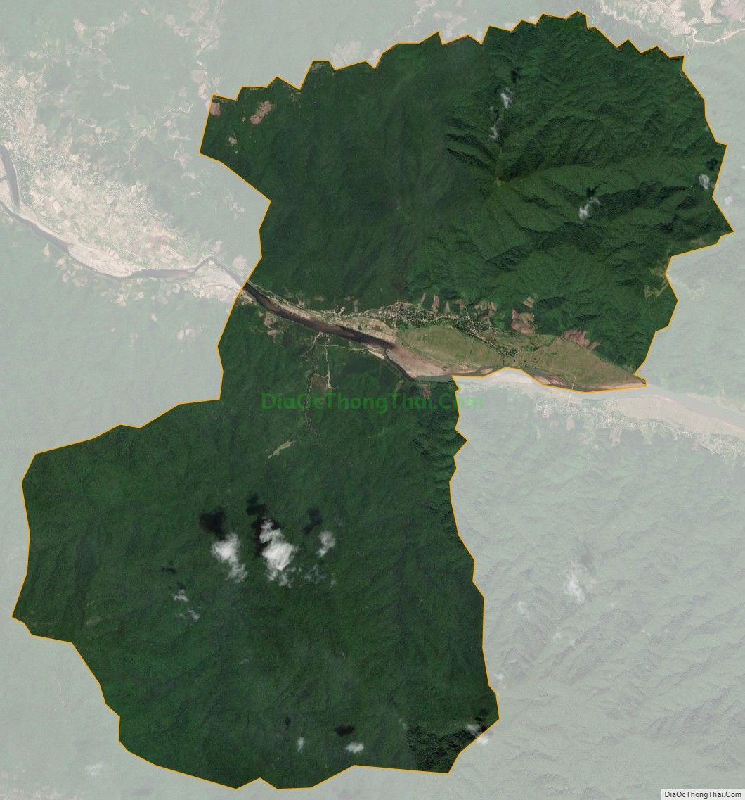 Bản đồ vệ tinh xã Triệu Nguyên, huyện Đakrông