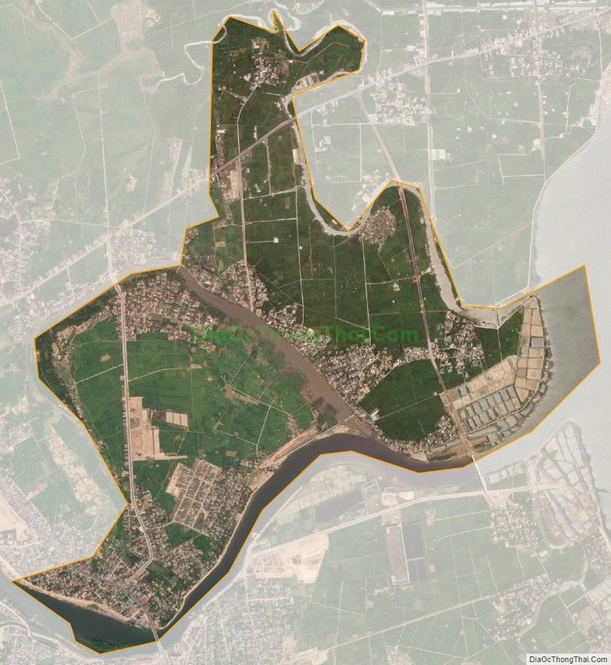 Bản đồ vệ tinh phường Đông Giang, thành phố Đông Hà