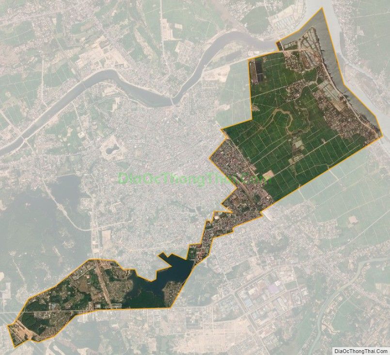 Bản đồ vệ tinh phường Đông Lễ, thành phố Đông Hà