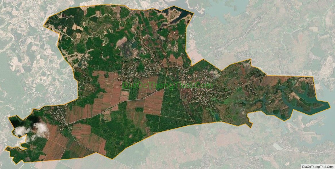 Bản đồ vệ tinh xã Gio An, huyện Gio Linh