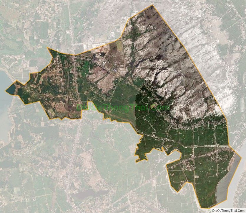 Bản đồ vệ tinh xã Gio Quang, huyện Gio Linh