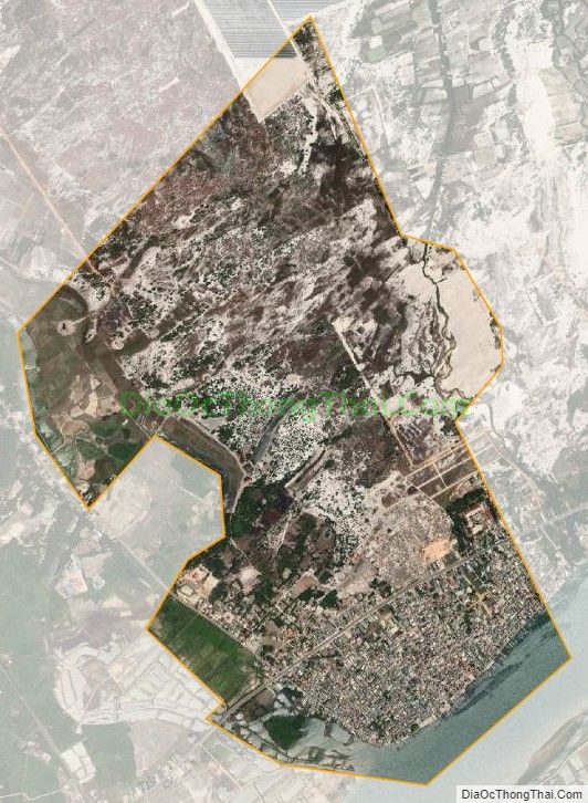 Bản đồ vệ tinh xã Gio Việt, huyện Gio Linh