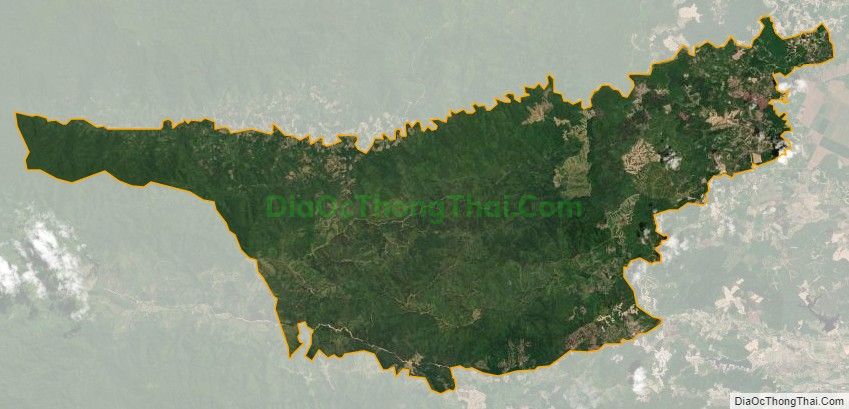 Bản đồ vệ tinh xã Linh Thượng (cũ), huyện Gio Linh