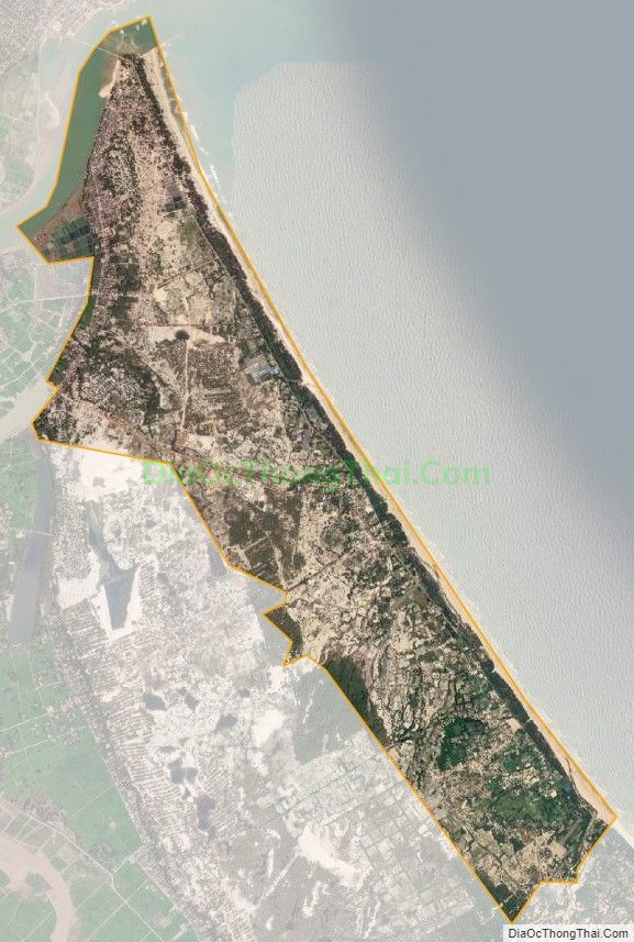 Bản đồ vệ tinh xã Trung Giang, huyện Gio Linh