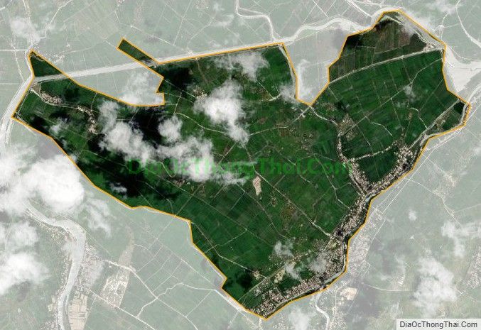 Bản đồ vệ tinh xã Hải Hòa (cũ), huyện Hải Lăng