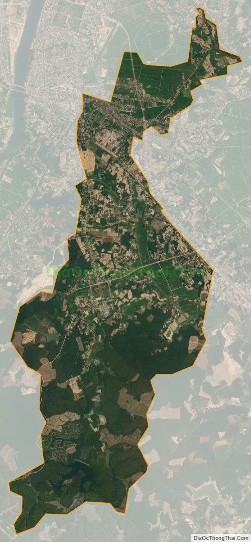 Bản đồ vệ tinh xã Hải Phú, huyện Hải Lăng