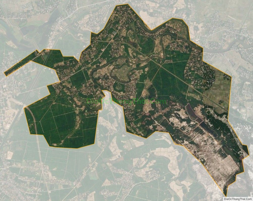 Bản đồ vệ tinh xã Hải Quy, huyện Hải Lăng