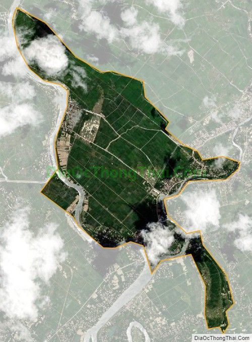 Bản đồ vệ tinh xã Hải Tân (cũ), huyện Hải Lăng