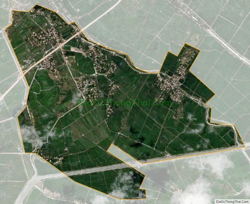 Bản đồ vệ tinh xã Hải Thành (cũ), huyện Hải Lăng