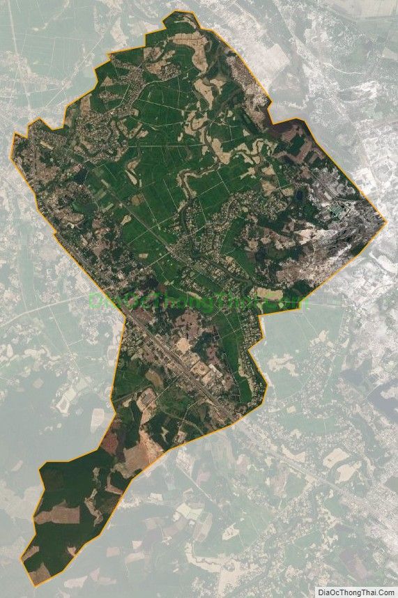 Bản đồ vệ tinh xã Hải Thượng, huyện Hải Lăng