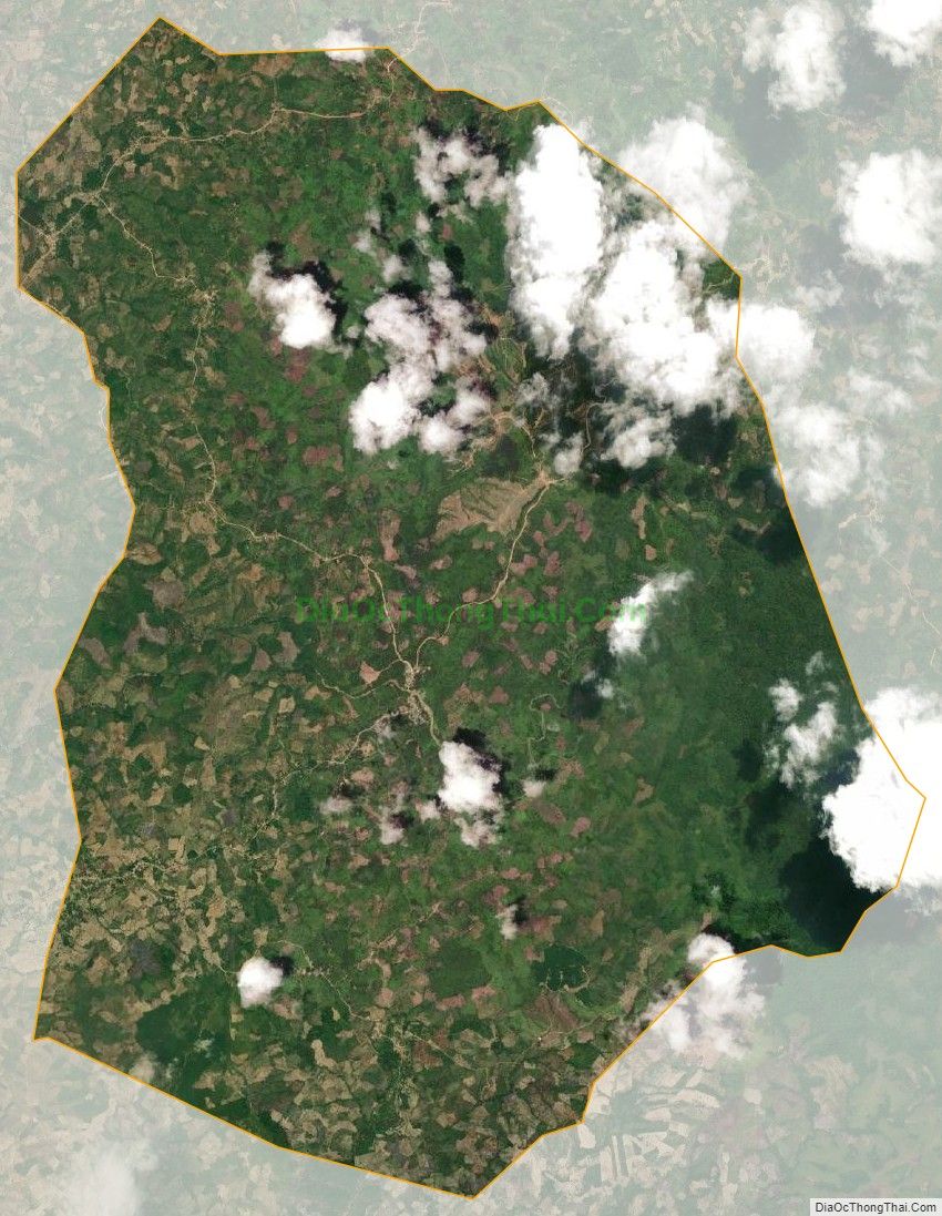 Bản đồ vệ tinh xã Hướng Lộc, huyện Hướng Hóa