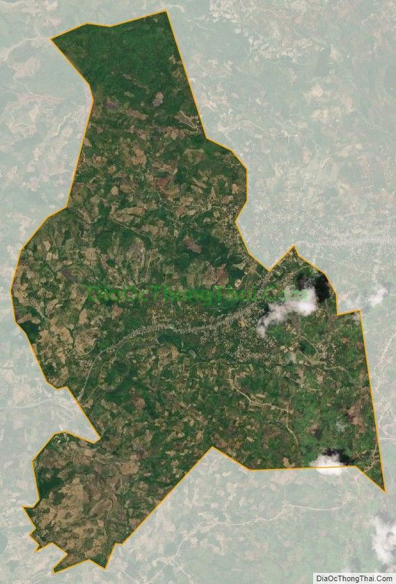 Bản đồ vệ tinh xã Tân Lập, huyện Hướng Hóa