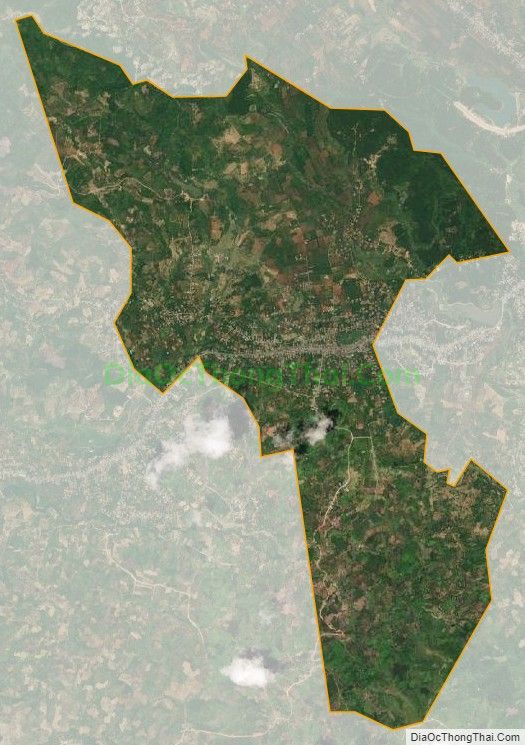 Bản đồ vệ tinh xã Tân Liên, huyện Hướng Hóa