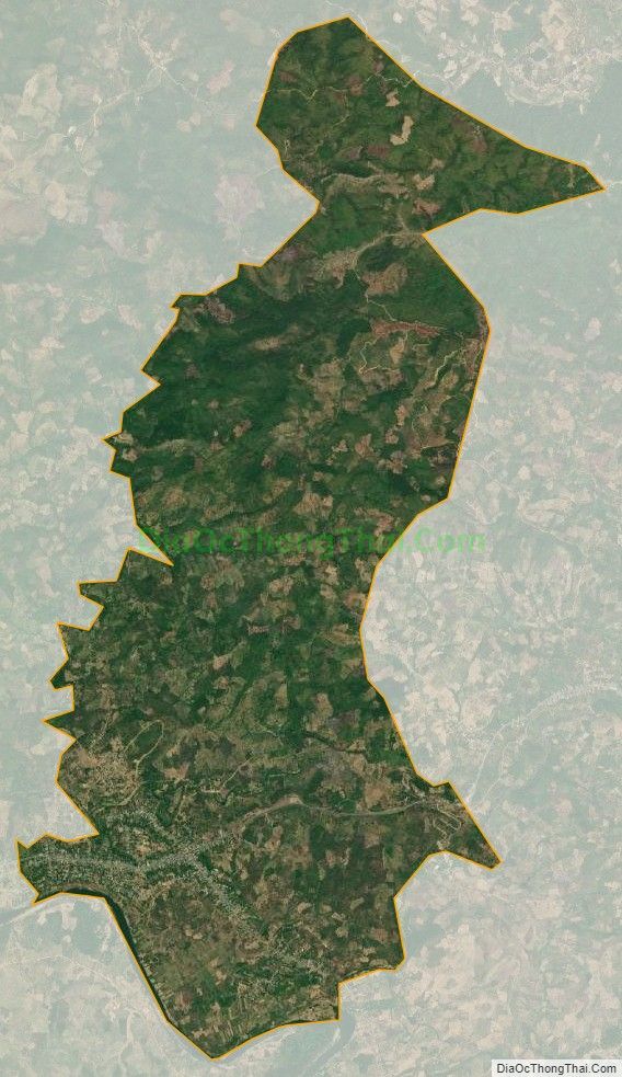 Bản đồ vệ tinh xã Tân Long, huyện Hướng Hóa
