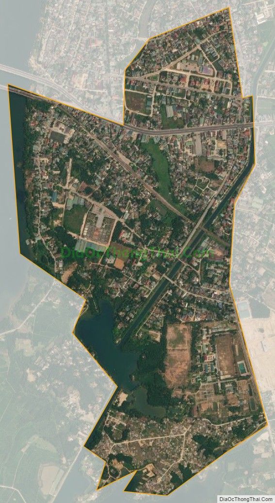 Bản đồ vệ tinh Phường 1, thị xã Quảng Trị