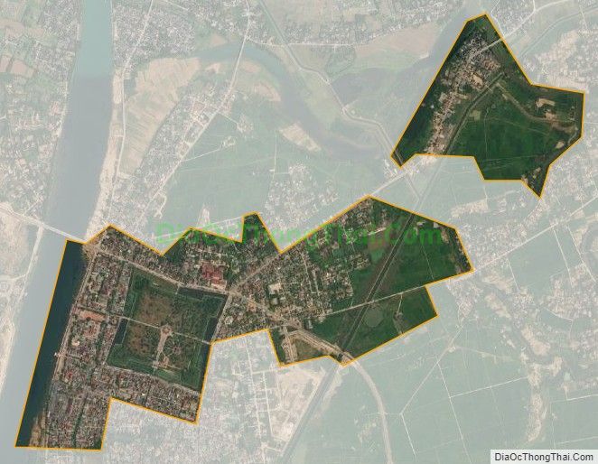 Bản đồ vệ tinh Phường 2, thị xã Quảng Trị