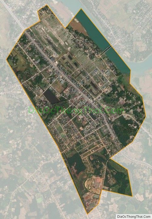 Bản đồ vệ tinh Thị trấn Ái Tử, huyện Triệu Phong