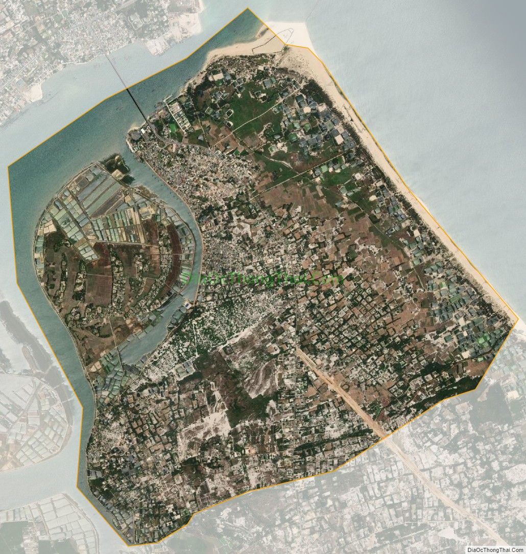Bản đồ vệ tinh xã Triệu An, huyện Triệu Phong