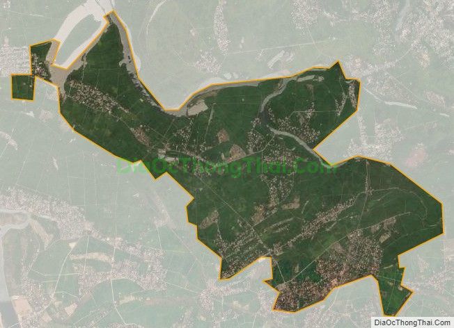 Bản đồ vệ tinh xã Triệu Đại, huyện Triệu Phong