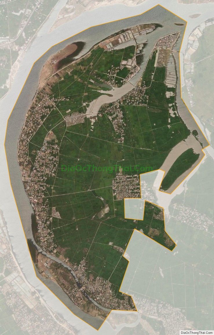 Bản đồ vệ tinh xã Triệu Độ, huyện Triệu Phong