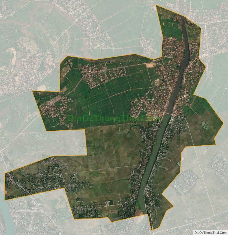 Bản đồ vệ tinh xã Triệu Đông (cũ), huyện Triệu Phong