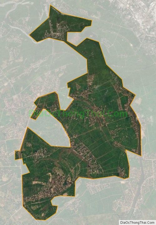 Bản đồ vệ tinh xã Triệu Hòa, huyện Triệu Phong