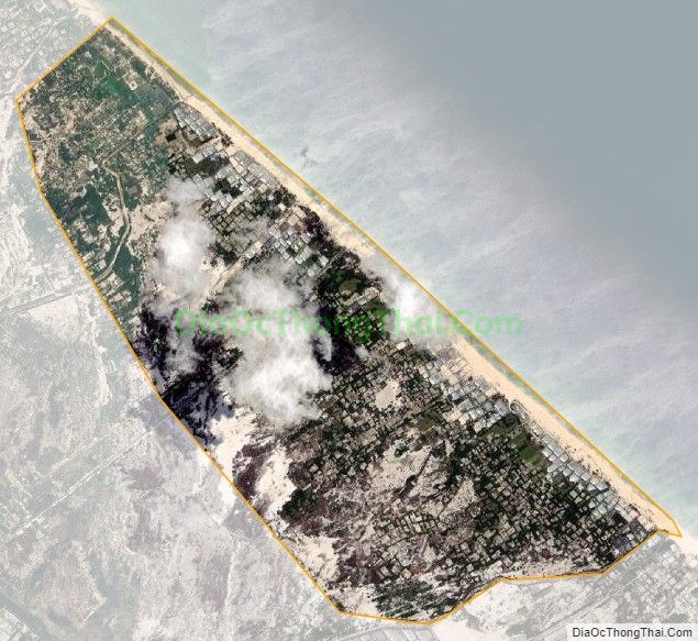 Bản đồ vệ tinh xã Triệu Lăng, huyện Triệu Phong