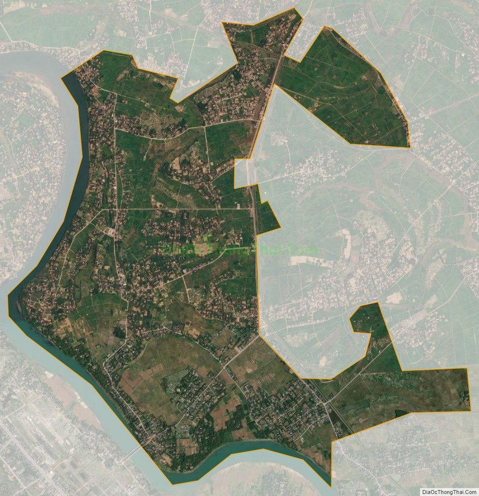 Bản đồ vệ tinh xã Triệu Long, huyện Triệu Phong