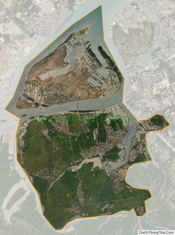 Bản đồ vệ tinh xã Triệu Phước, huyện Triệu Phong