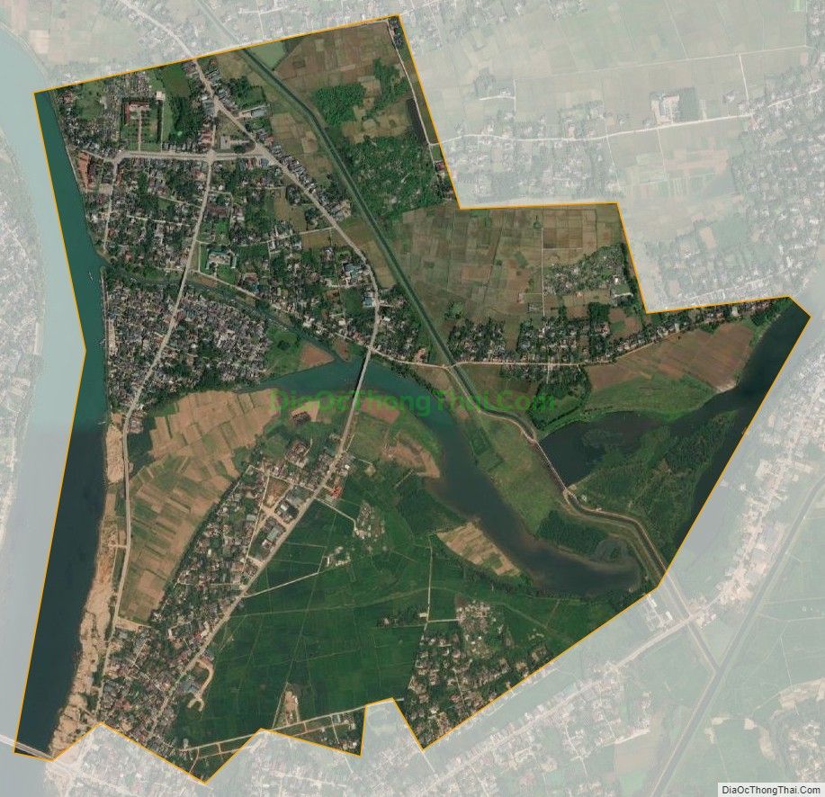 Bản đồ vệ tinh xã Triệu Thành, huyện Triệu Phong