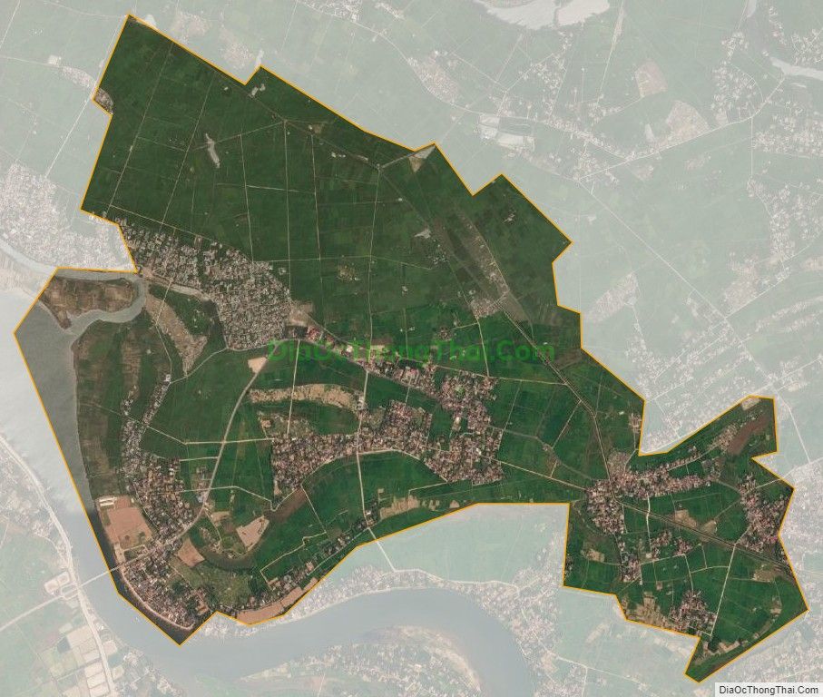 Bản đồ vệ tinh xã Triệu Thuận, huyện Triệu Phong