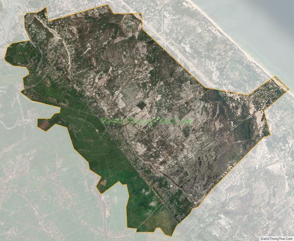 Bản đồ vệ tinh xã Triệu Trạch, huyện Triệu Phong