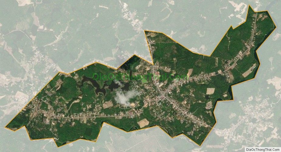 Bản đồ vệ tinh Thị trấn Bến Quan, huyện Vĩnh Linh