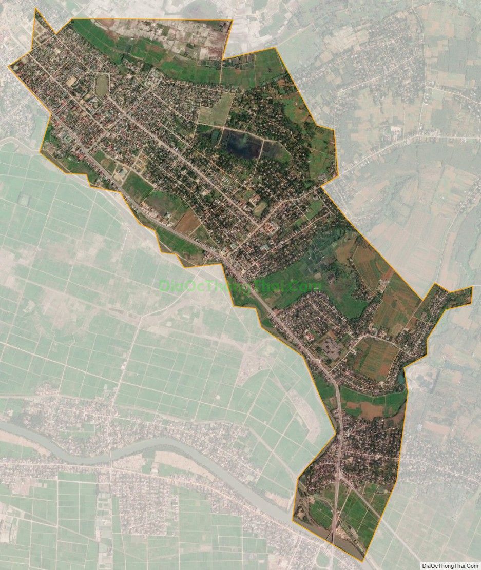 Bản đồ vệ tinh Thị trấn Hồ Xá, huyện Vĩnh Linh