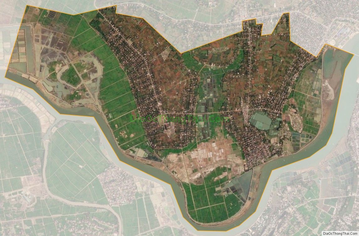 Bản đồ vệ tinh xã Vĩnh Giang, huyện Vĩnh Linh