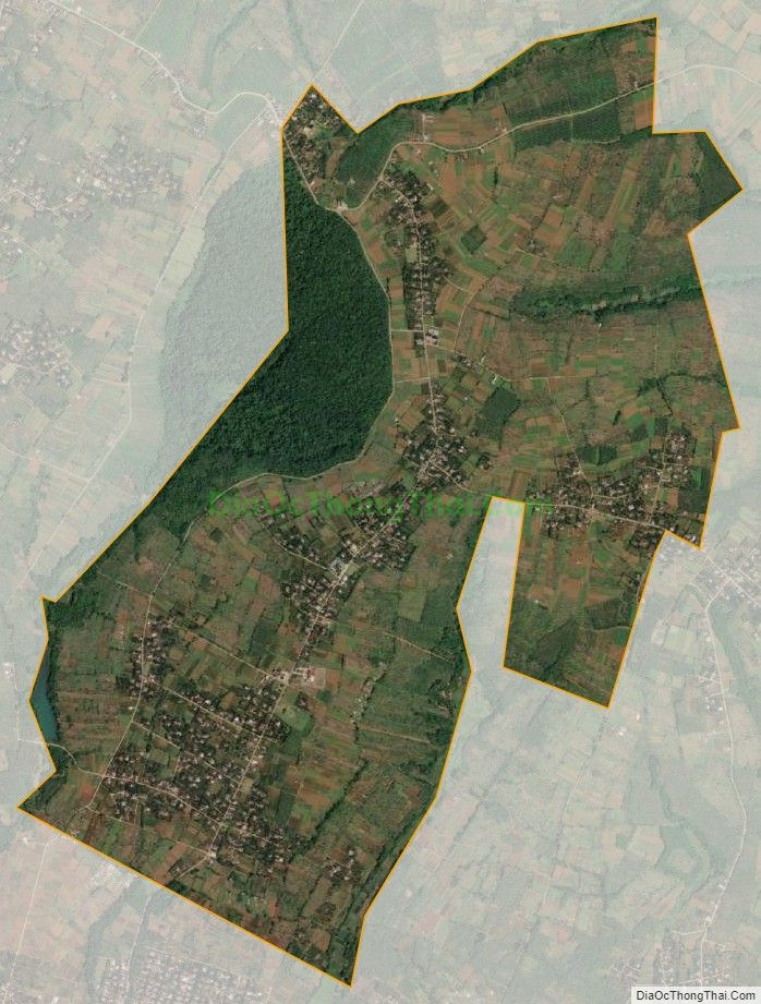 Bản đồ vệ tinh xã Vĩnh Hiền (cũ), huyện Vĩnh Linh