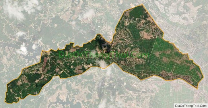 Bản đồ vệ tinh xã Vĩnh Long, huyện Vĩnh Linh