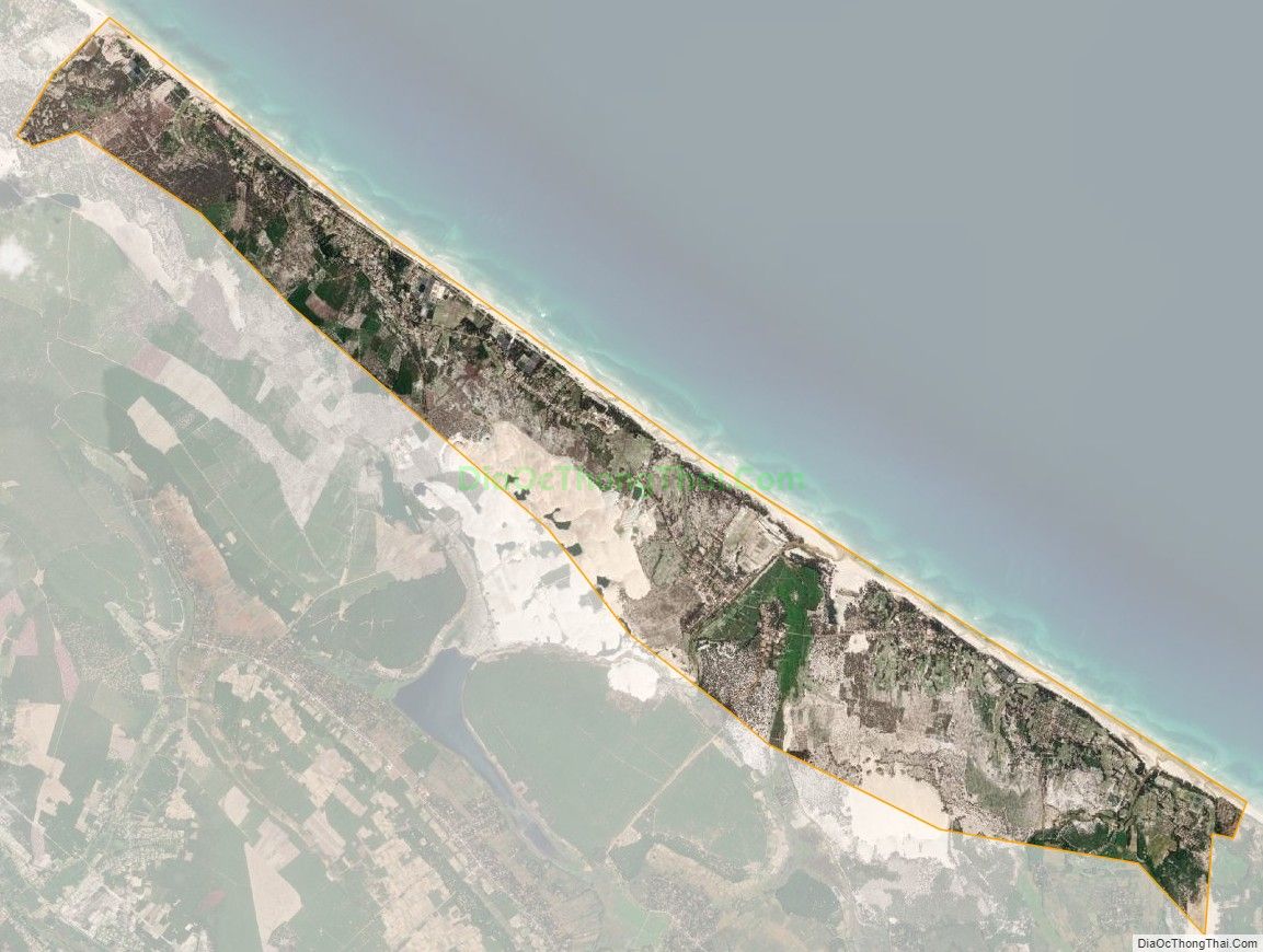 Bản đồ vệ tinh xã Vĩnh Thái, huyện Vĩnh Linh