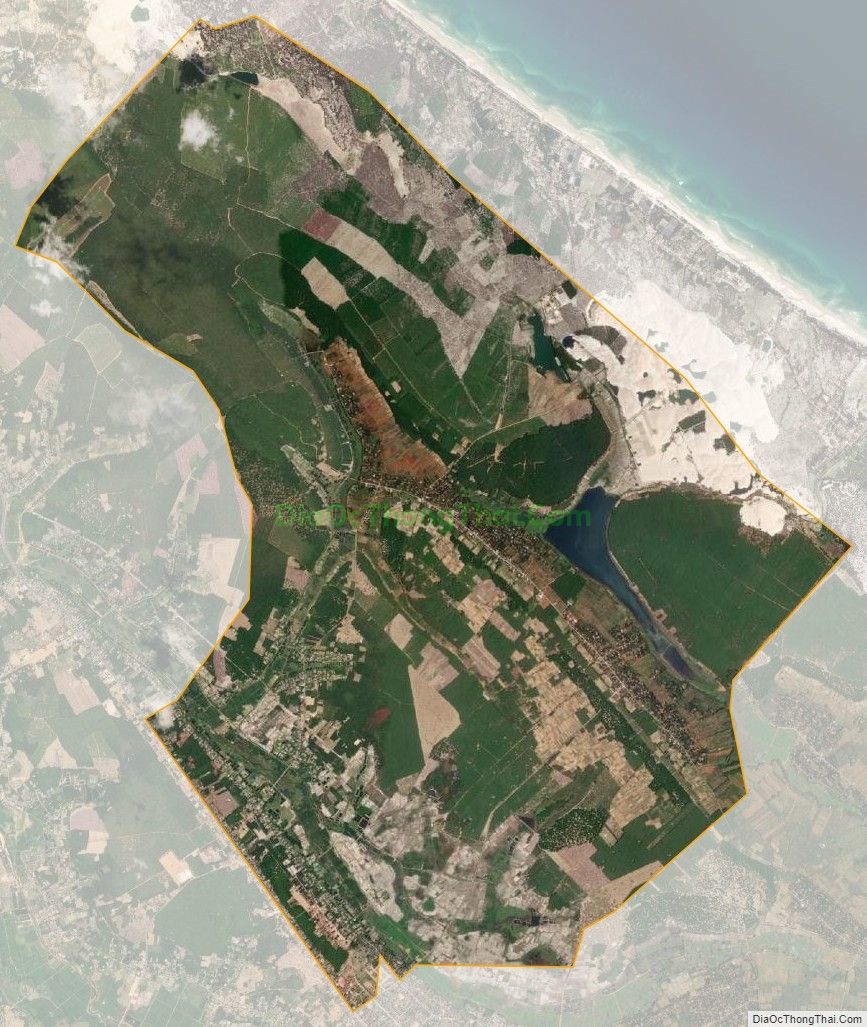 Bản đồ vệ tinh xã Vĩnh Tú, huyện Vĩnh Linh