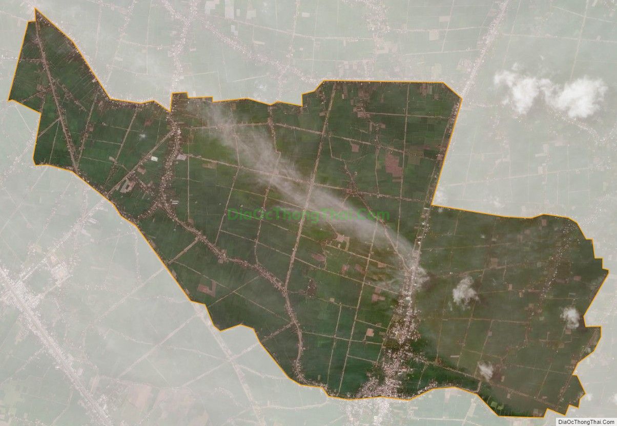 Bản đồ vệ tinh xã Phú Tâm, huyện Châu Thành