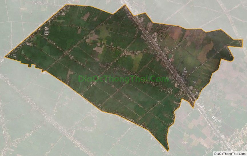 Bản đồ vệ tinh xã Thuận Hòa, huyện Châu Thành