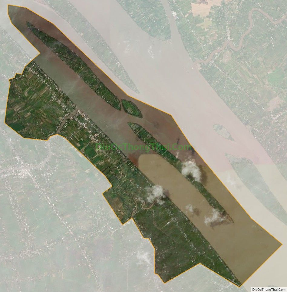 Bản đồ vệ tinh xã An Lạc Tây, huyện Kế Sách