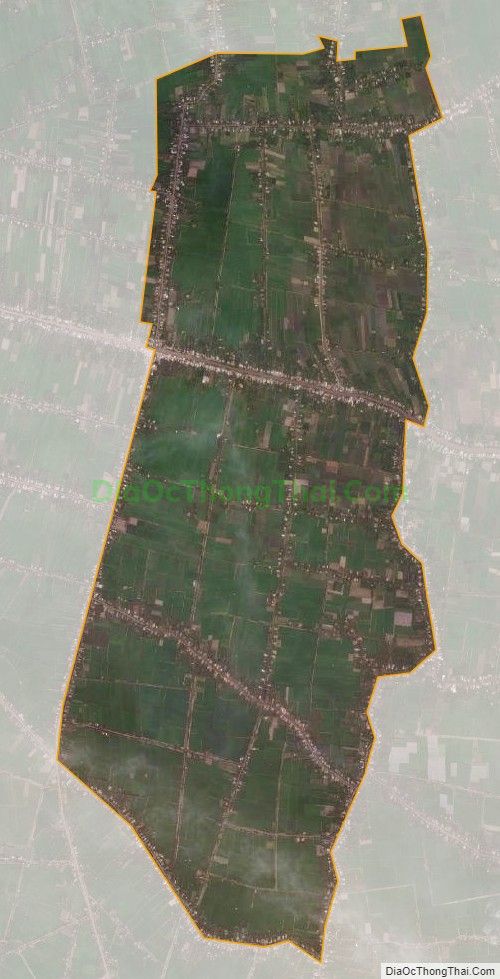 Bản đồ vệ tinh xã Kế An, huyện Kế Sách