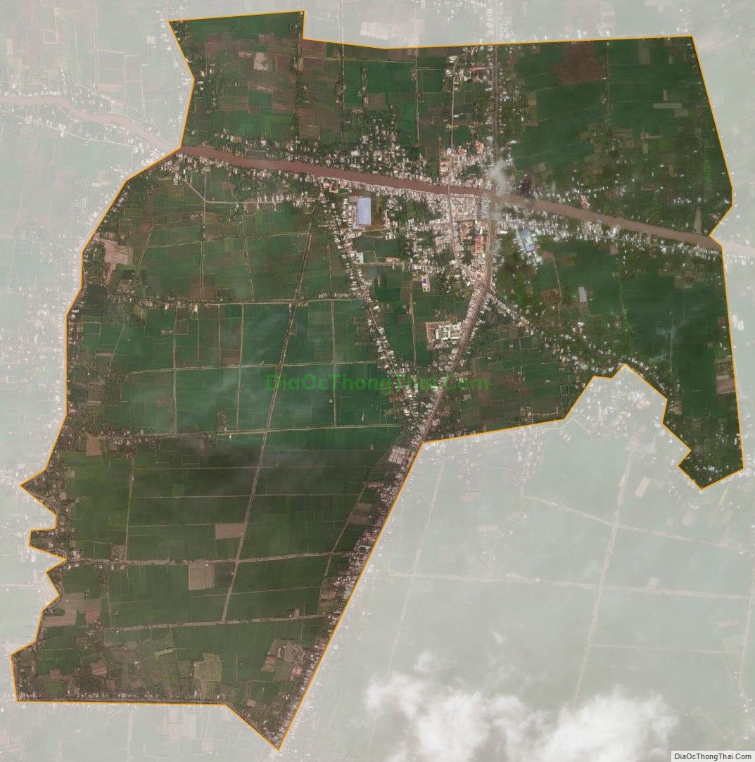 Bản đồ vệ tinh Thị trấn Kế Sách, huyện Kế Sách