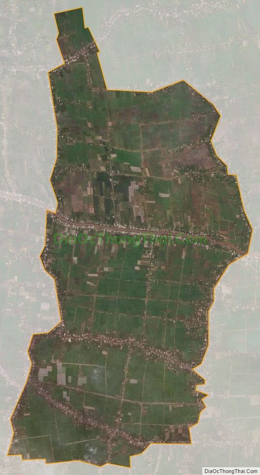 Bản đồ vệ tinh xã Kế Thành, huyện Kế Sách