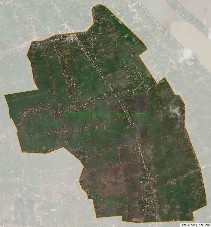 Bản đồ vệ tinh xã Thới An Hội, huyện Kế Sách